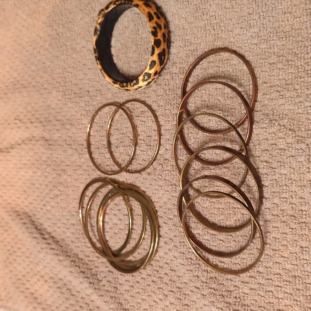Bangle Bracelets lot of 10